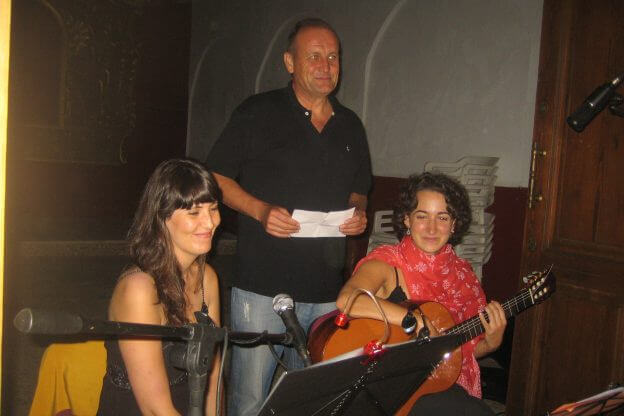 2010'VII'16, Oria. Concierto monográfico de mis canciones 'Darle luz al silencio' - con la soprano Laura Moyano y el poeta Antonio Gª Soler