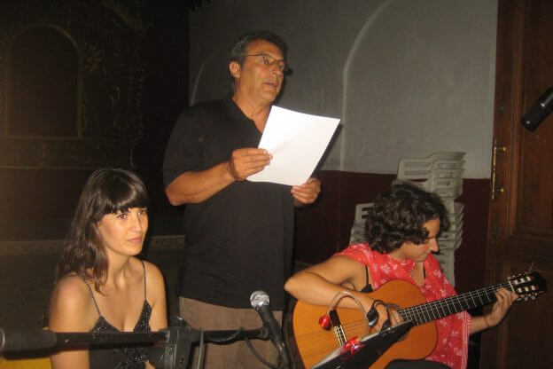 2010'VII'16, Oria. Concierto monográfico de mis canciones 'Darle luz al silencio' - con la soprano Laura Moyano y el poeta Ginés Sánchez