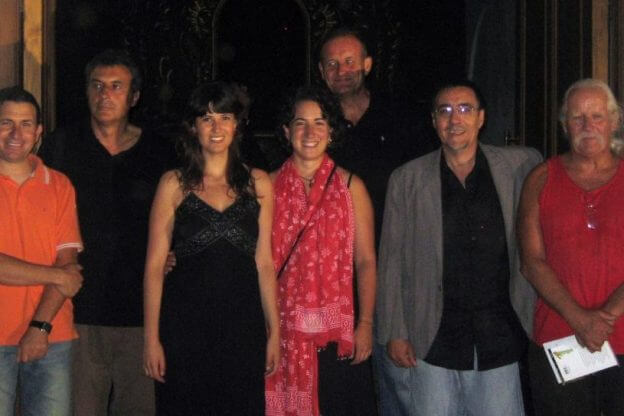 2010'VII'16, Oria. Concierto monográfico de mis canciones 'Darle luz al silencio' - con los organizadores de los Rincones de Música y Poesía