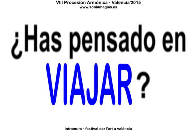 2015'X'31. Valencia. VIII Procesión armónica - pegatina VIAJAR