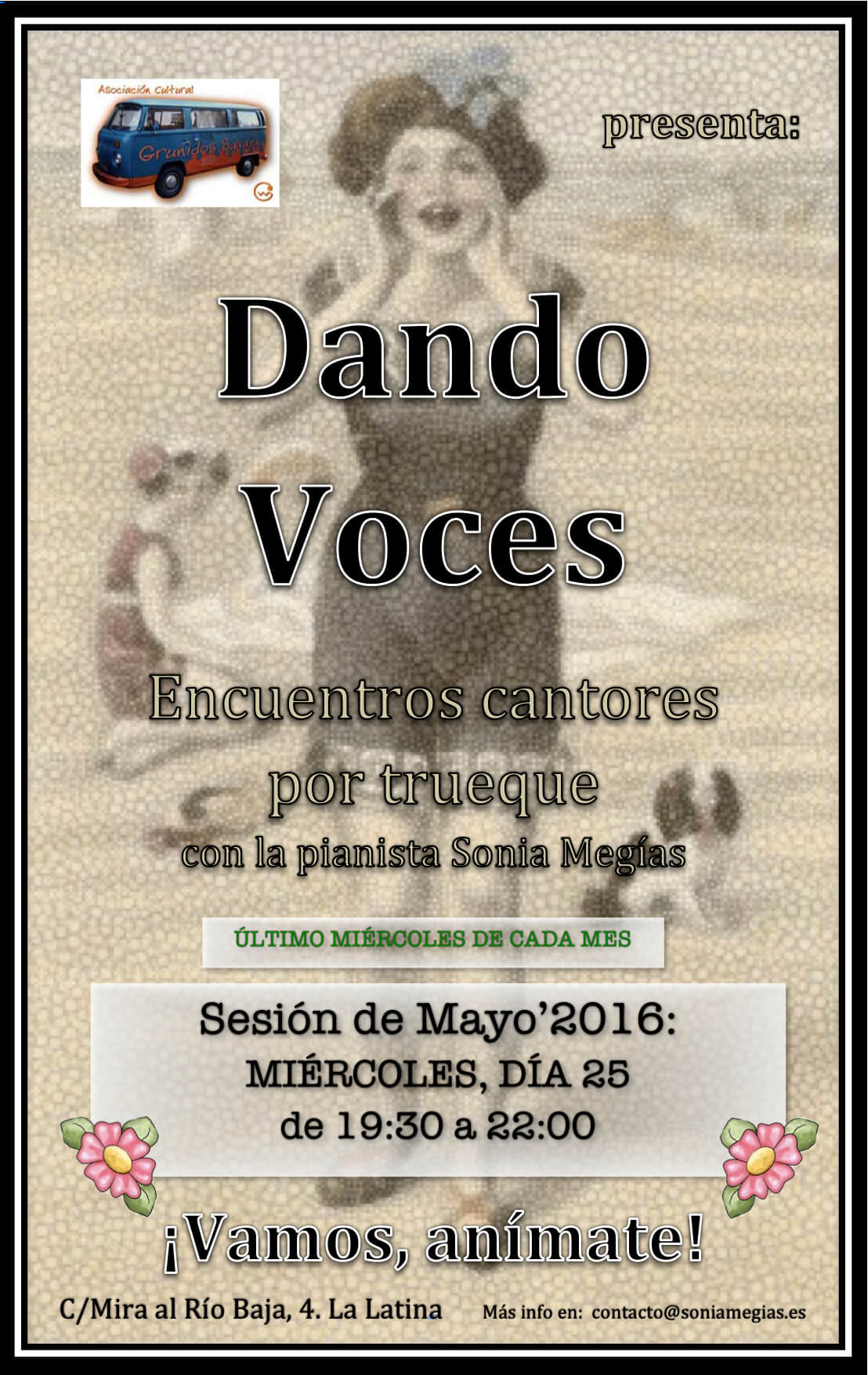 2016'V'25. Dando Voces en mayo'2016 - cartel